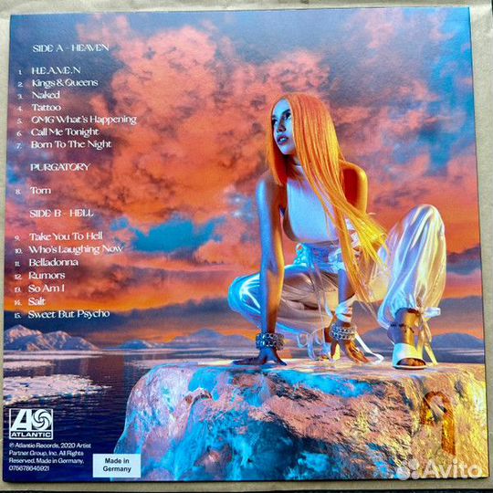 Виниловая пластинка Ava Max - Heaven & Hell (colou