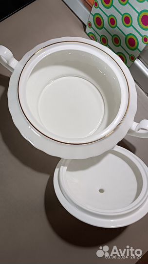 Супница фарфор лфз новая