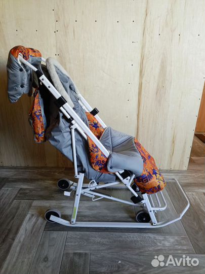 Детские санки коляска бу