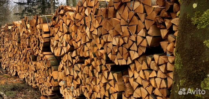 Дрова березовые нарубленные