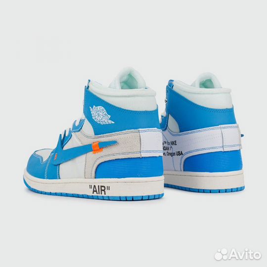 Кроссовки Nike Air Jordan 1 UNC x Off-White