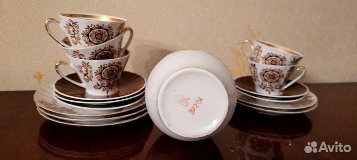 Рижский кофейный сервиз. СССР. Новый