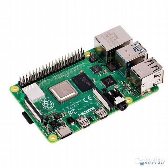 Микрокомпьютер Raspberry Pi 4 Model B 8Gb (44869)