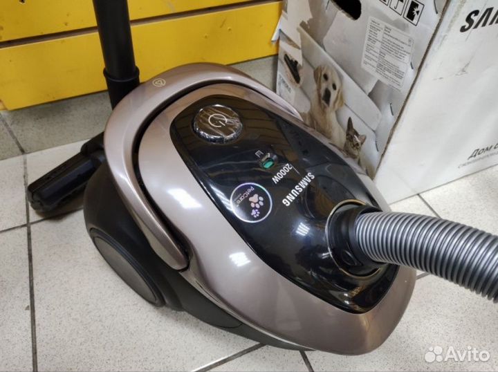 Пылесос с пылесборником Samsung VC20M2589JD, 460 В