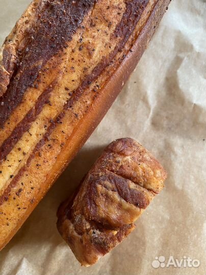 Копчёная грудинка