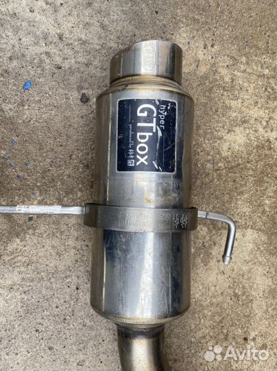 Бочка глушителя прямоток gt box kakimoto