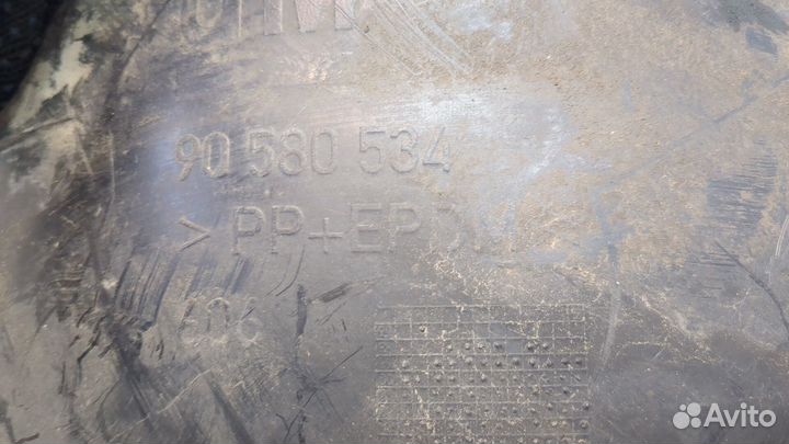 Защита арок (подкрылок) Opel Zafira A, 2003