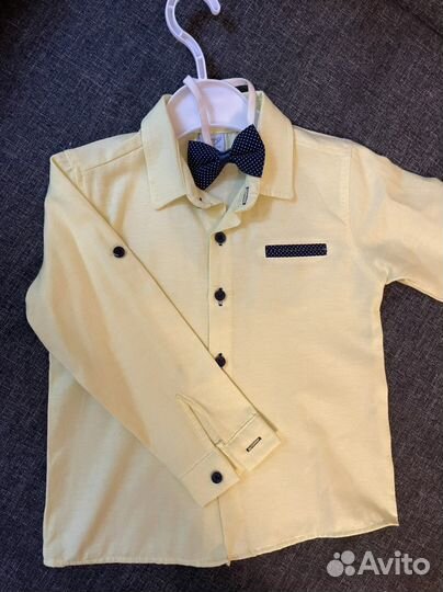 Рубашка белая для мальчика 92-98