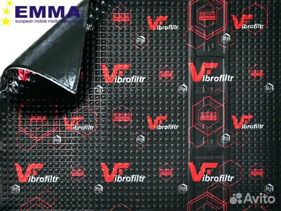 Шумоизоляция vibrofiltr PRO-4мм