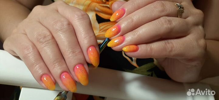 Маникюр, наращивание, укрепление гелем