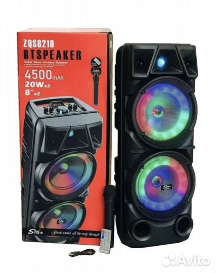 Новая блютуз колонка BT Speaker ZQS8210
