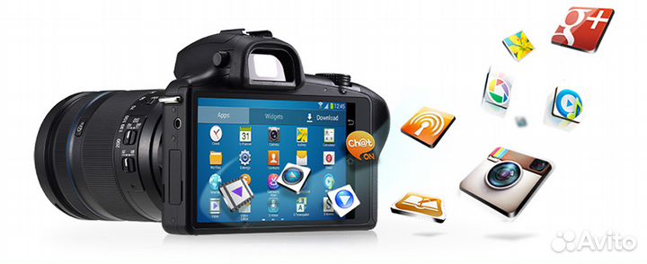 Samsung Galaxy NX(18-55мм) Сумка.16гб.Коробка+