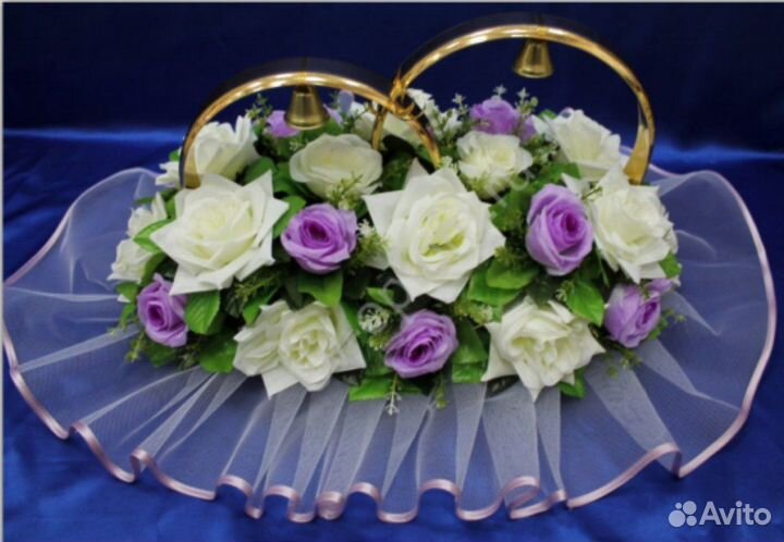 Свадебные украшения на машину