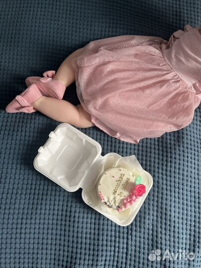 Нарядное платье для девочки 74 80