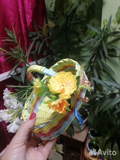 Корзина плетеная