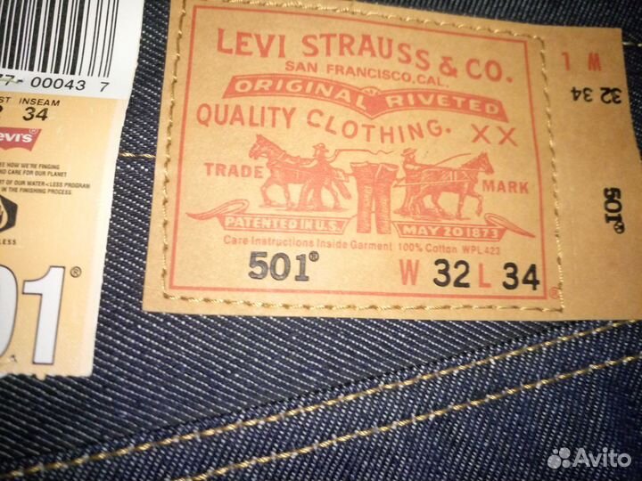 Джинсы levis 501 Shrink-To-Fit Египет р.30,32,33