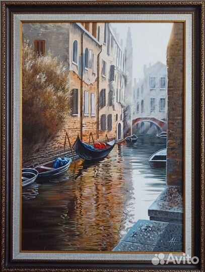Картина масло холст 40-50 Венеция Италия
