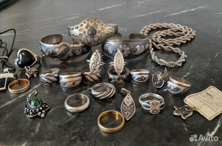 Серебряные украшения СССР