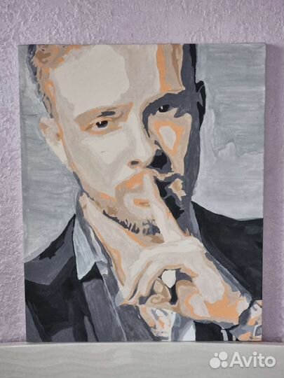 Картина Егор Крид 40 на 50 см