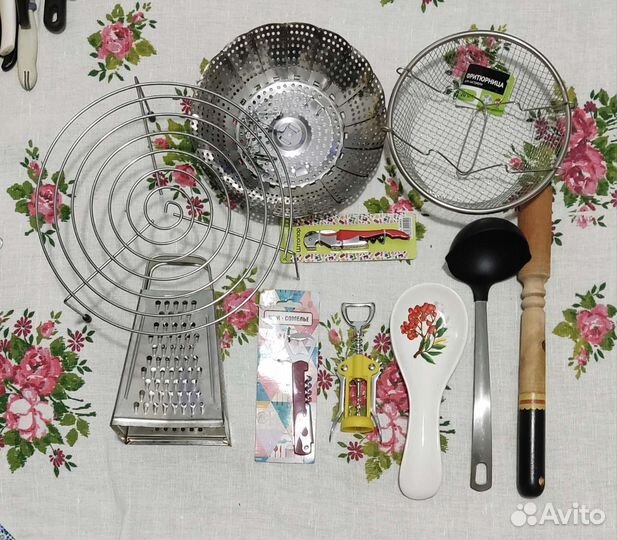 Кухонные принадлежности ножи, ложки