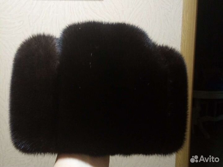 Мужская шапка канадская норка