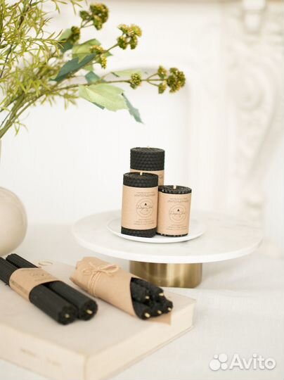 Набор восковых свечей