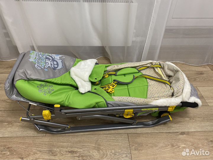 Детские санки коляска