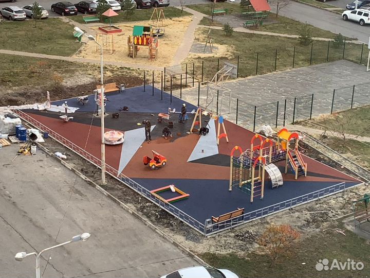 Бесшовное резиновое покрытие