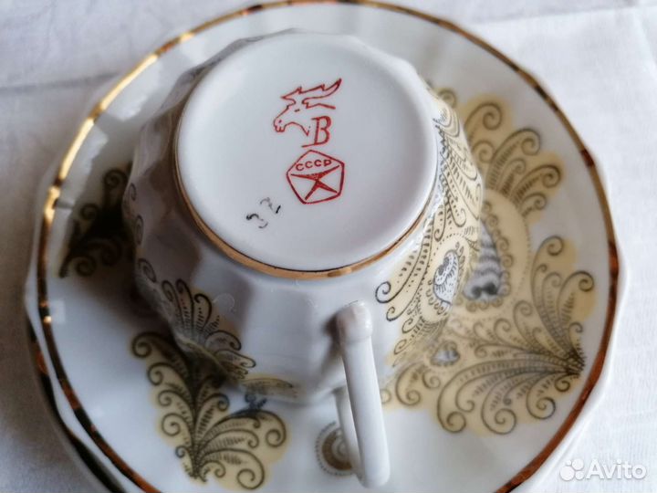 Сервиз чайный Вербилки Перо жарптицы