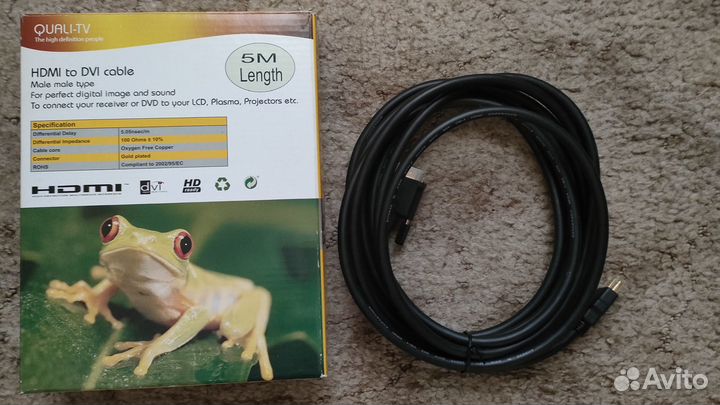 Кабели hdmi и hdmi-DVI