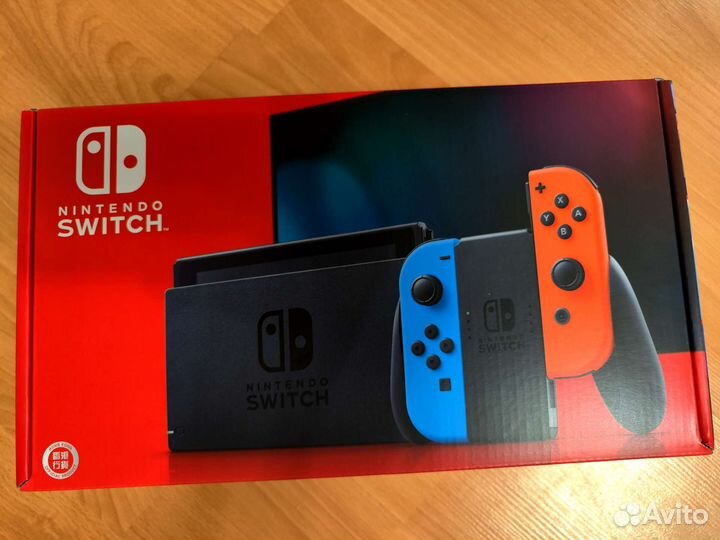 Новый прошитый Nintendo Switch v2 32 + 64 gb