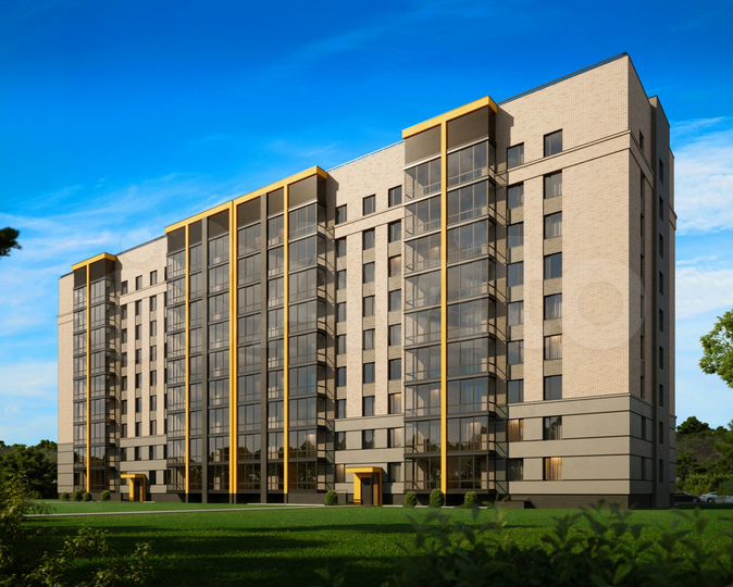 2-к. квартира, 68,1 м², 9/9 эт.