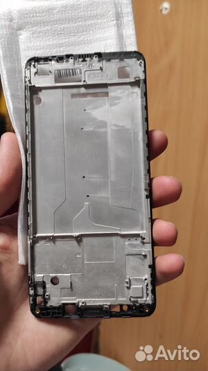 Рамка дисплея Xiaomi Redmi Note 5 черная 2 шт