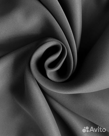 Комплект штор блэкаут Марсель Темно-серый