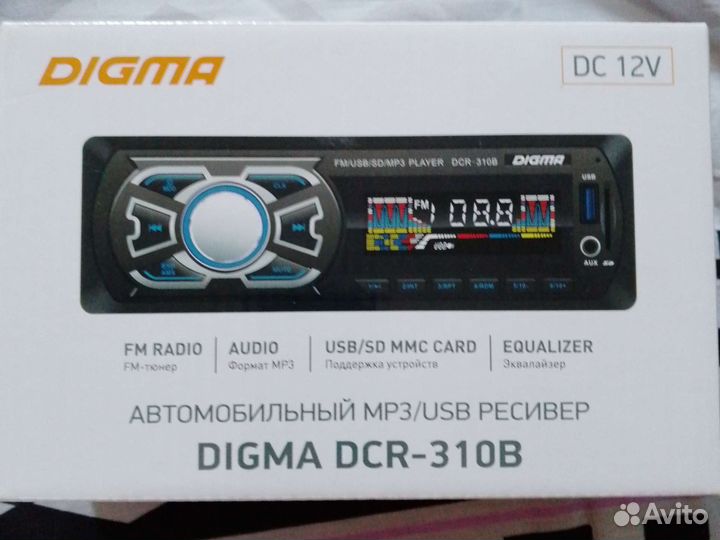 Автомагнитола новая