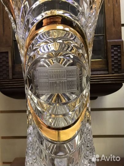 Огромная редкая хрустальная ваза