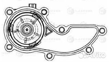 Термостат в сборе с корпусом\Octavia A7, Audi A6