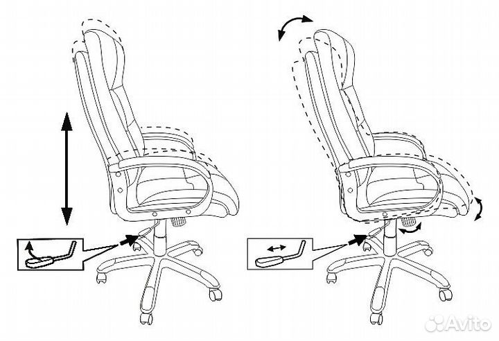Кресло для руководителя CH-824/LT-21