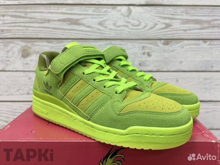 Adidas Forum Low The Grinch Green кроссовки