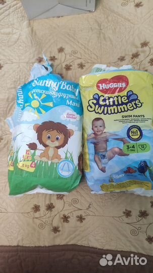 Подгузники трусики для плавания huggies