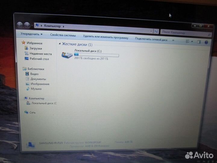 Ноутбук Samsung RV515 2 ядра, 4 гига, 320 гб