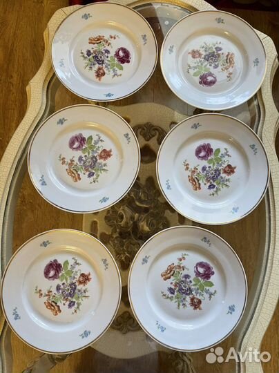 Набор тарелок дулево СССР