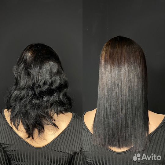 Кератиновое выпрямление волос и ботокс