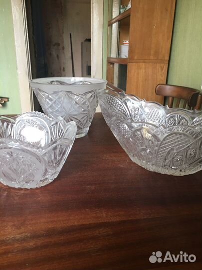 Хрустальная посуда СССР