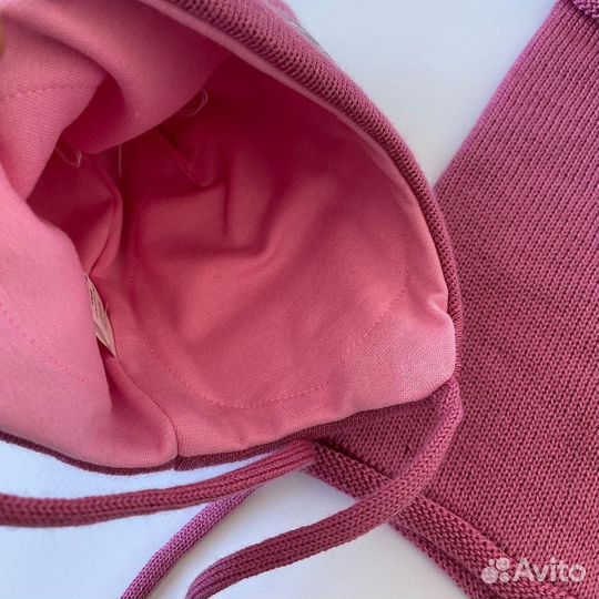 Комплект шапка, шарф, снуд новый демисезонные