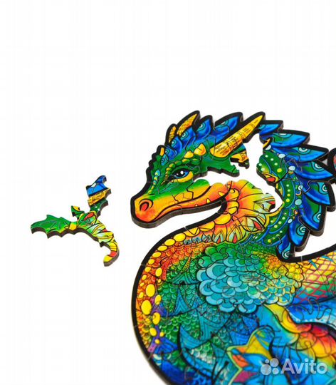 Фигурный пазл Unidragon, Оберегающий Дракон, разме