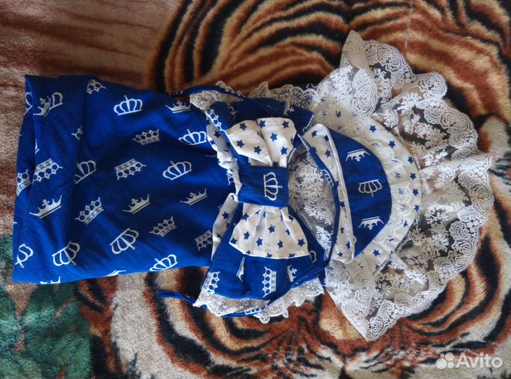 Конверт на выписку для мальчика весна, лето