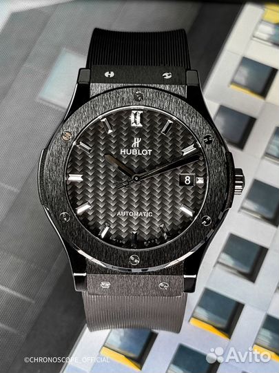 Часы hublot - classic fusion black magic 45 MM