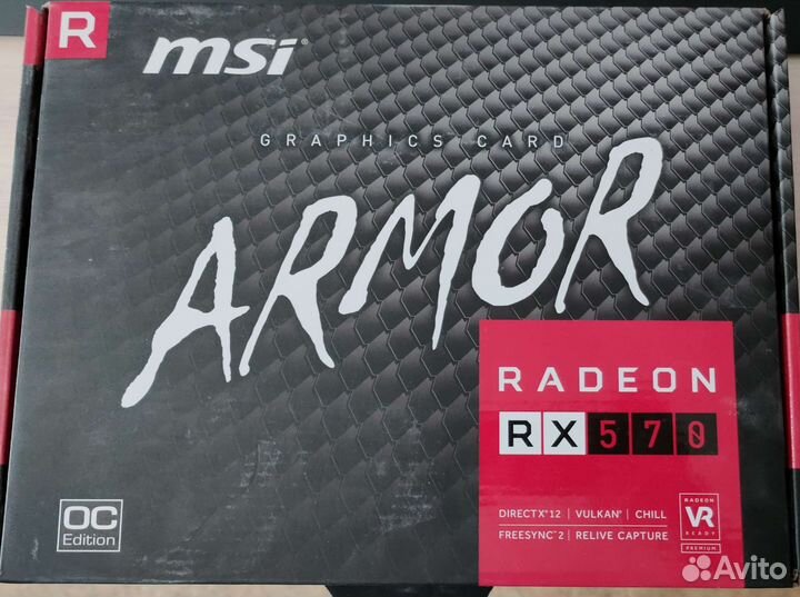 Видеокарта rx 570 8gb