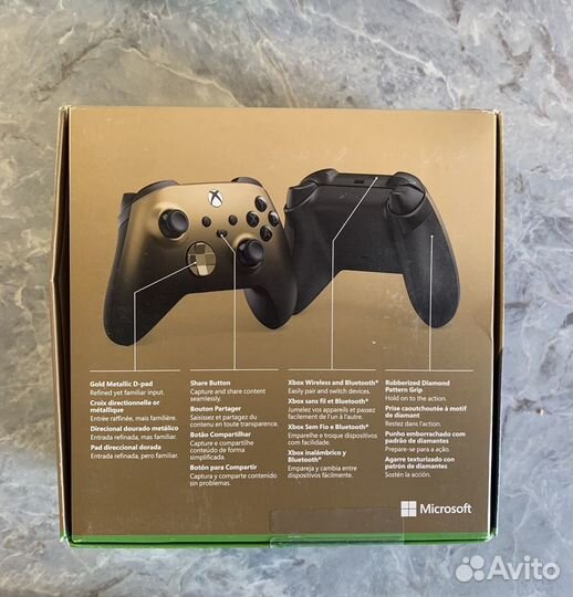 Геймпады Xbox one / series Gold Shadow (оригинал)